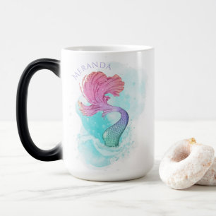 Mug Magic Sous la mer   Queue de sirène personnalisée