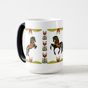 Mug Magic Stéron noir frisonne/frisonne, or/rouge