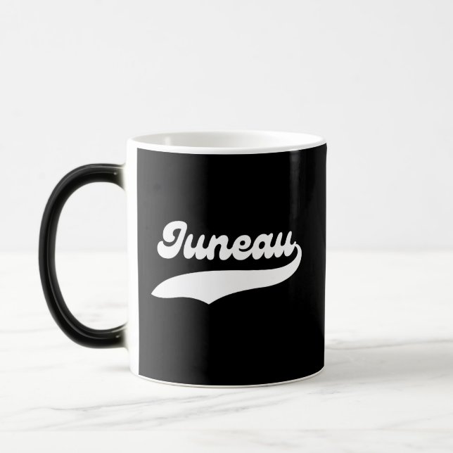 Mug Magic Style universitaire Juneau City Alaska blanc (Gauche)