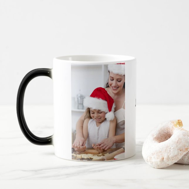 Mug Magic Suffisance unique du cadeau | avec de l'eau chaude (Avec donut)