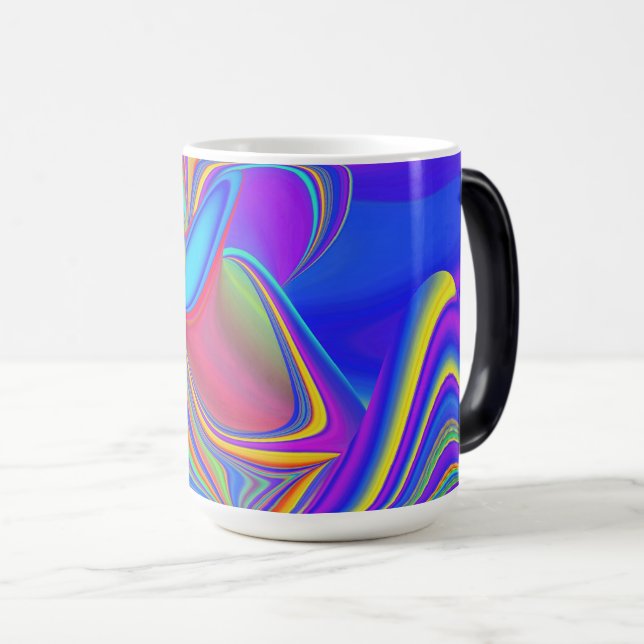 Mug Magic Summerfeel, Rainbowart 3D Abstrait (Devant droit)
