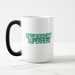 Mug Magic Super-héros de feuille de calcul Conception de ges