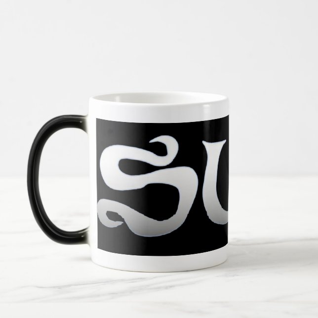 Mug Magic Surf noir morceau (Gauche)