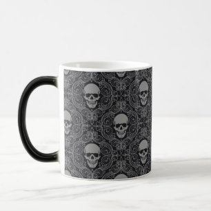 Mug Magic Surprise Effrayant Halloween Crâne Tapisserie café