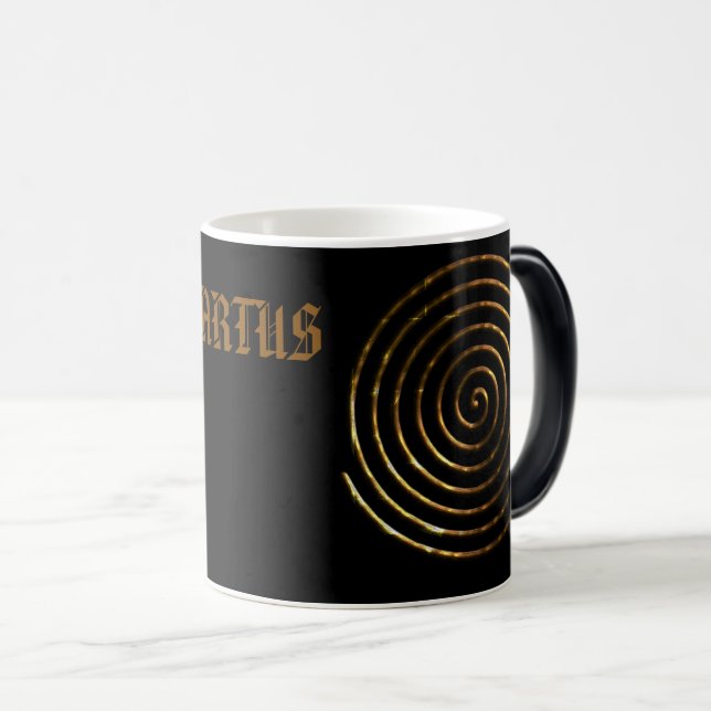 Mug Magic Symbole celtique spiral, Personnaliser (Devant droit)