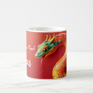 Mug Magic symbole zodiaque chinois nouvelle année 2025 serpe