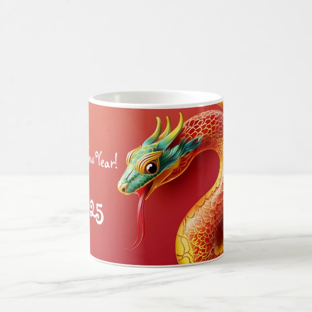 Mug Magic symbole zodiaque chinois nouvelle année 2025 serpe (Centre)