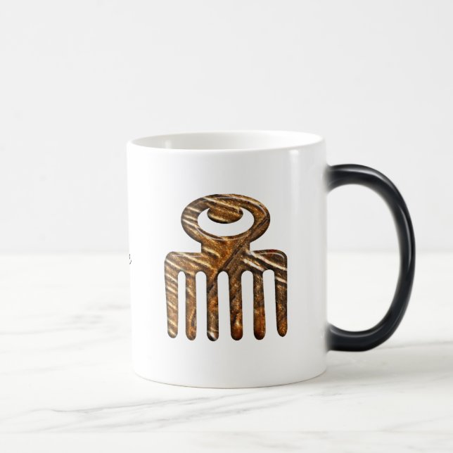 Mug Magic Symboles ethniques Adinkra Duafe (Droite)