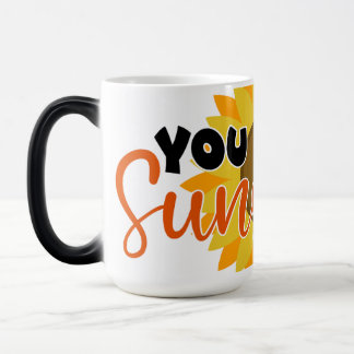 Mug Magic T-Shirt Fleur de Tournesol "You Are My Sunshine" –