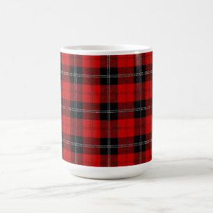Mug Magic Tartan Rouge Et Noir Écossais