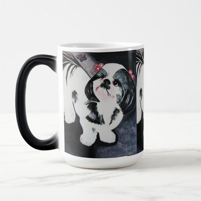 MUG MAGIC TARTE SHIH   TZU DE BONBON (Gauche)