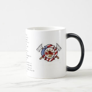 Mug Magic "Tasse de café de la prière d'un sapeur-pompier"