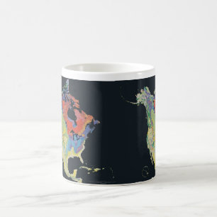 Mug Magic Tasse/géologie nord-américaine