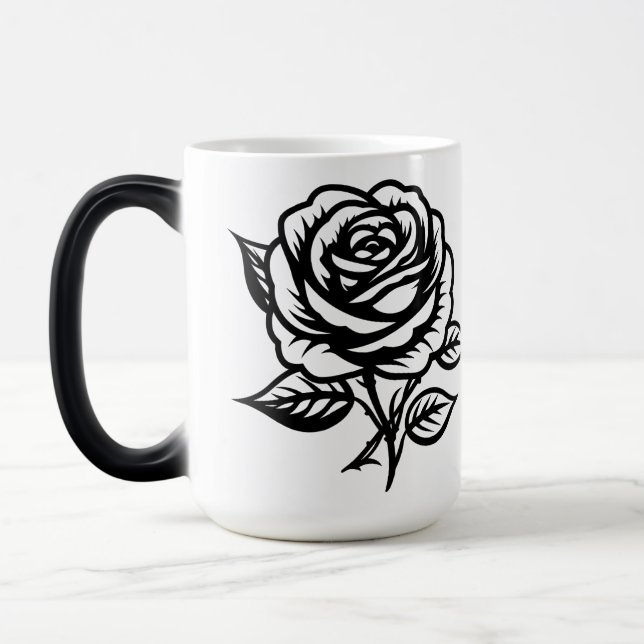 Mug Magic Tatouage Flash Art Rose (Gauche)