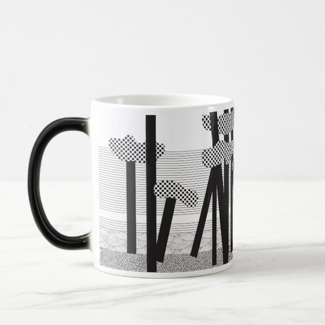 Mug Magic Taza b&n (Gauche)