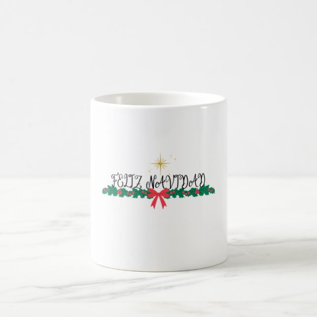 Mug Magic Taza con hermosa decoracion de navidad (Centre)