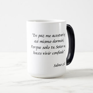 Mug Magic Taza con texto bíblico