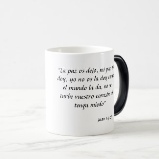 Mug Magic Taza con texto bíblico