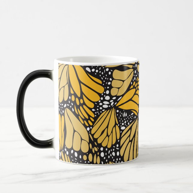 Mug Magic Taza estampado mariposa monarca (Gauche)