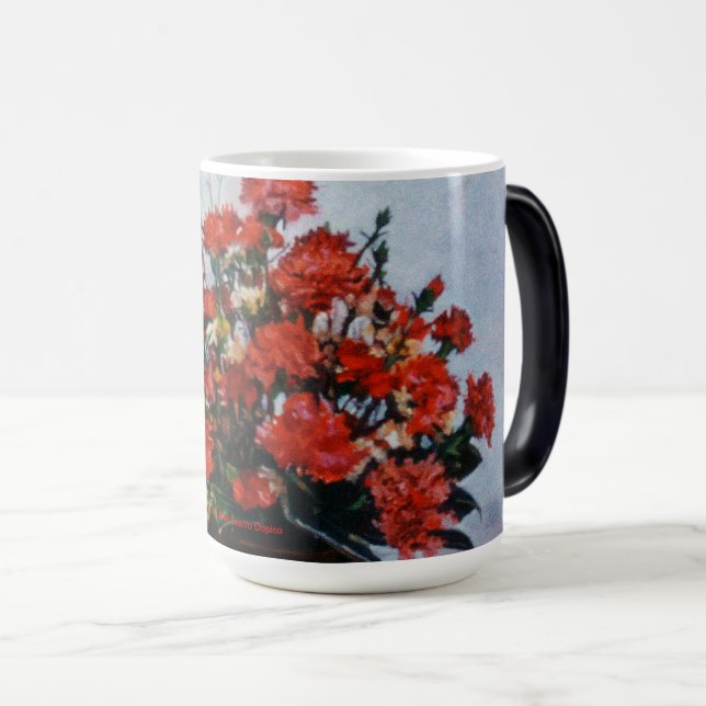 Mug Magic Taza Mágica Bodegón de flores (Devant droit)