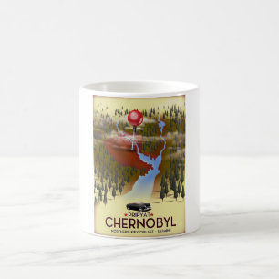 Mug Magic Tchernobyl, Pripyat, Ukraine Affiche de voyage