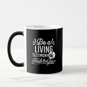 Mug Magic Témoignage de vie spirituelle Citation de foi et d