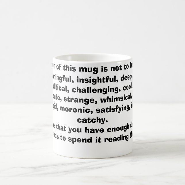 Mug Magic Temps sur vos mains (Centre)