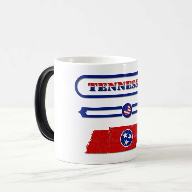 MUG MAGIC TENNESSEE MAP, TENNESSEE, USA. SAMER BRASIL (Devant gauche)