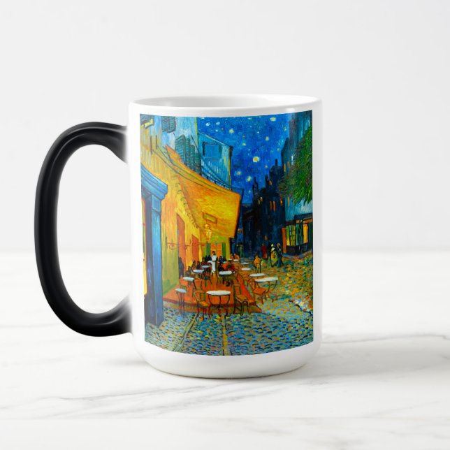 Mug Magic Terrasse du Café Van Gogh la nuit (Gauche)