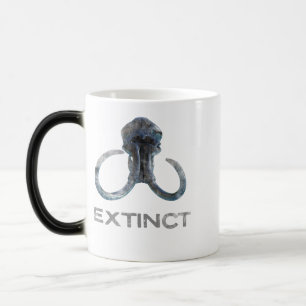 Mug Magic Tête de fossile de Mammoth laine disparue Version