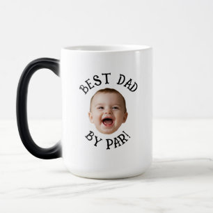 Mug Magic Tête personnalisée Meilleur Papa Par 