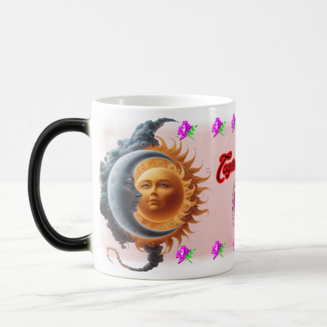 Mug Magic The Moon and the Sun's on a Ceramic Coffee (Gauche)