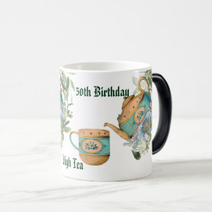 Mug Magic Thé vintage Floral après-midi Thé Haut Anniversair