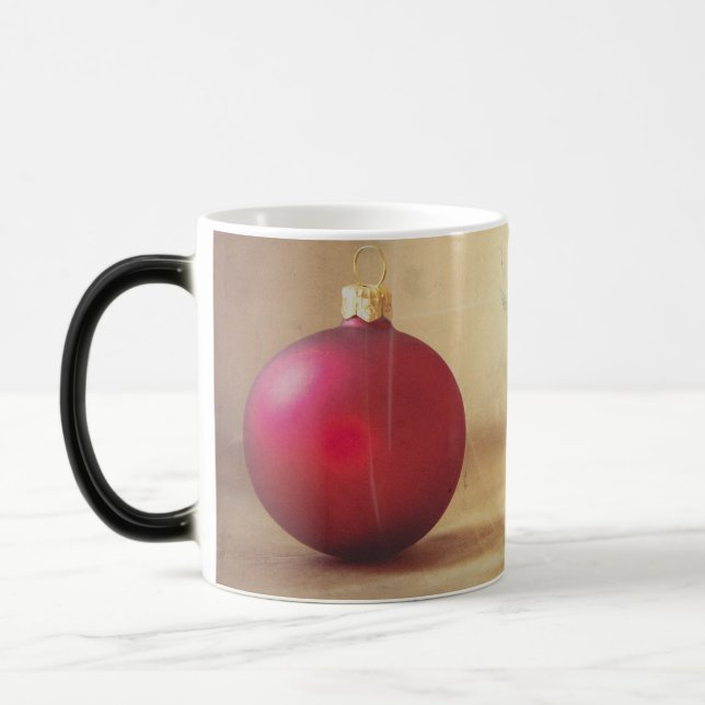 Mug Magic thème de Noël avec boule de Noël (Gauche)