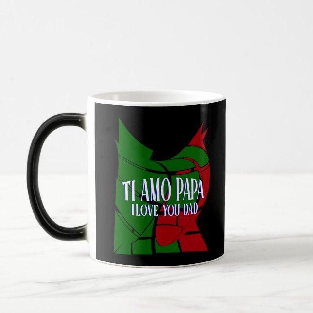 Mug Magic TI Amo Papa Je t'aime Papa (Gauche)