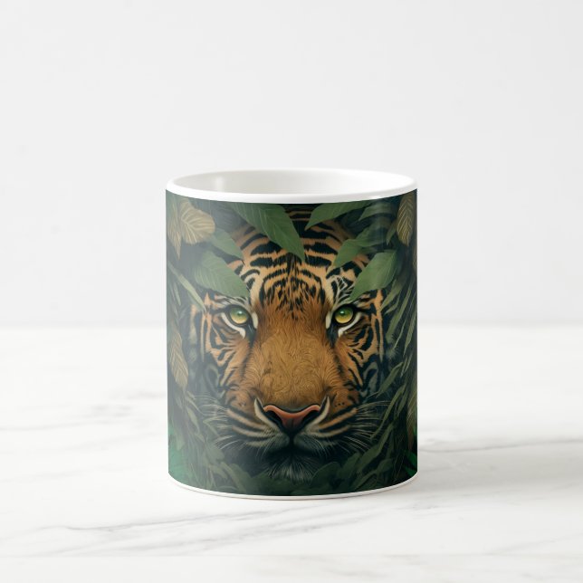 Mug Magic Tigre se cachant dans le feuillage               (Centre)