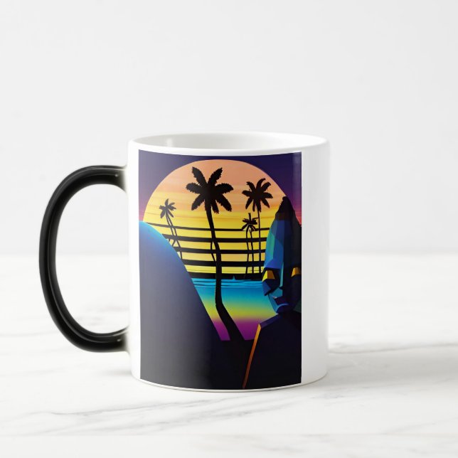 Mug Magic Tiki Night Synthwave Ken Gage (Gauche)