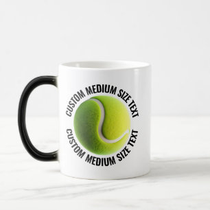 Mug Magic Tissu Moyen, Balle de Tennis 325g Personnalisé Cha