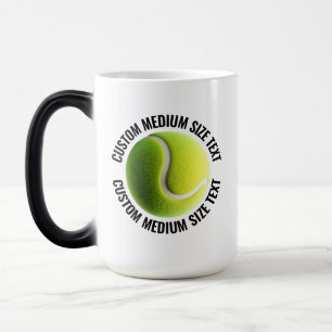 Mug Magic Tissu Moyen, Balle de Tennis 425g Personnalisé Cha