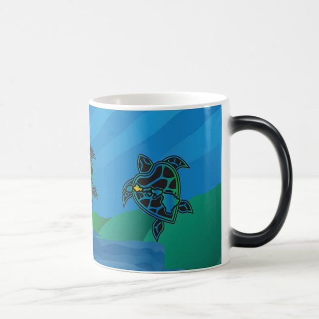 Mug Magic Tortue d'îles d'Hawaï (Droite)
