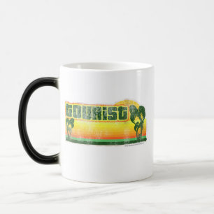 Mug Magic Tourist Générique Retro Retro amusant Logo de Voya
