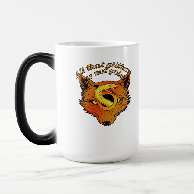 Mug Magic Tout Ce Qui Brille N'est Pas Or – Citation De Sage (Gauche)