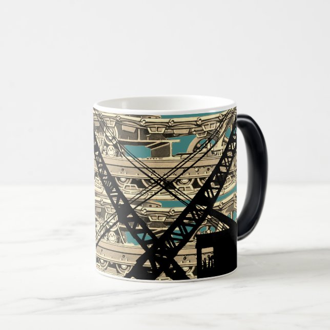 Mug Magic Traces de l'ingénieur d'exploitation du conducteur (Devant droit)