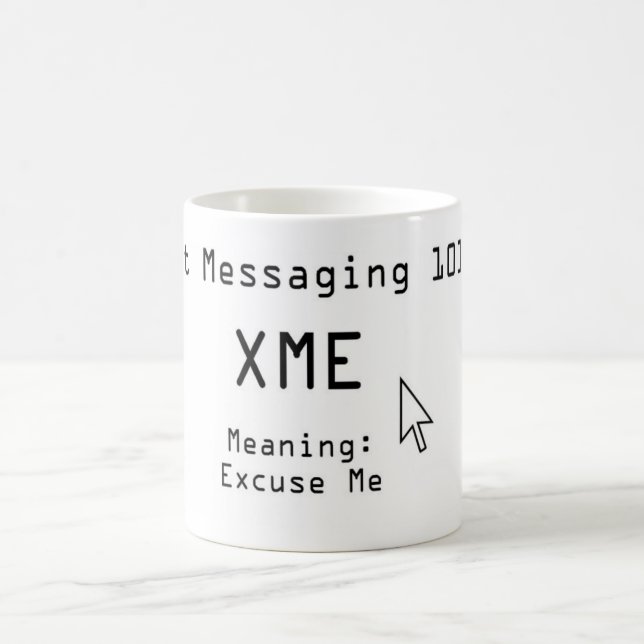 Mug Magic Transmission de messages 101 de Txt (Centre)