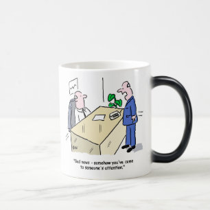 Mug Magic Travailleur de bureau a attiré l'attention de quel