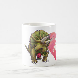Mug Magic Tricératops amoureux Saint Valentin