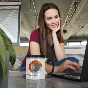 Mug Magic trigrammes et horloge chinoise personnalisable