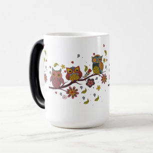 Mug Magic Trois hiboux sur branche