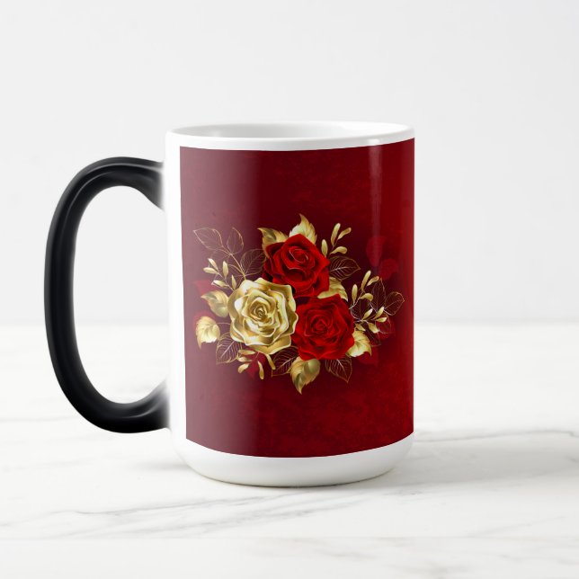 Mug Magic Trois Roses de bijoux (Gauche)