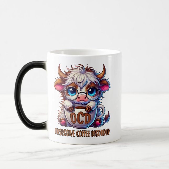 Mug Magic Trouble de café obsessionnel  (Gauche)